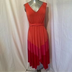 Scarf Point Midi Sundress M